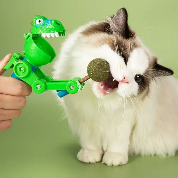 Cat Toys Pet Teaser Stick Dinosaur Robot Teaser Interactive Toys Cat Toys Catnip Creative Dog Toys Pet Supplies