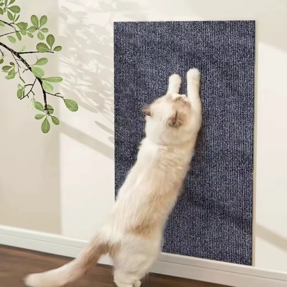60X200Cm Self-Adhesive Cat Scratcher Sofa Protector Cats Scratcher Pad Board Protection Trimmable Carpet DIY Cat Scratch Mat