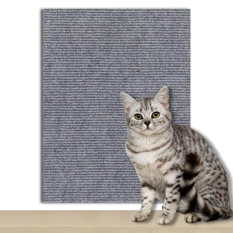 60X200Cm Self-Adhesive Cat Scratcher Sofa Protector Cats Scratcher Pad Board Protection Trimmable Carpet DIY Cat Scratch Mat