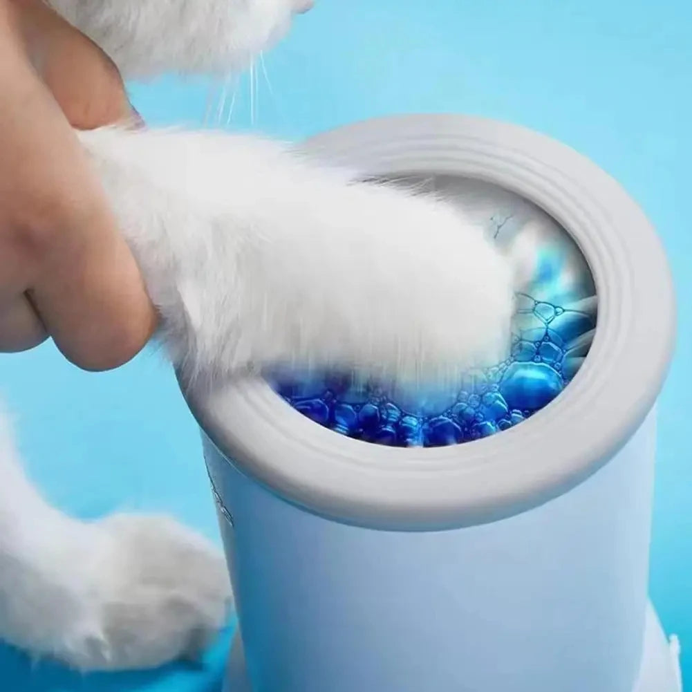 Smart Fully Automatic Pet Paw Washer Low Noise Electric Dog Paw Cleaner Quick Clean USB Rechargeable