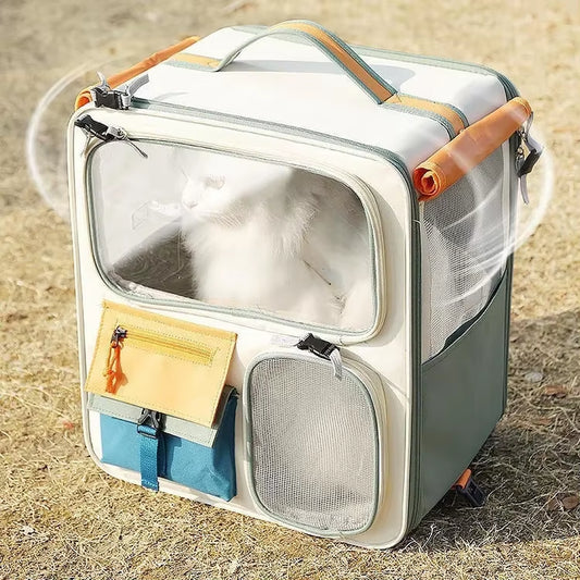 Extra Large Portable Pet Trolley Case, Detachable Dog Trolley Case, Large Foldable Pet Bag Cat Travel Carrier Bag